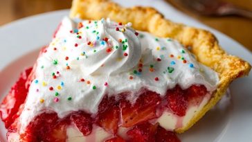 Strawberry Pop Tart Pie