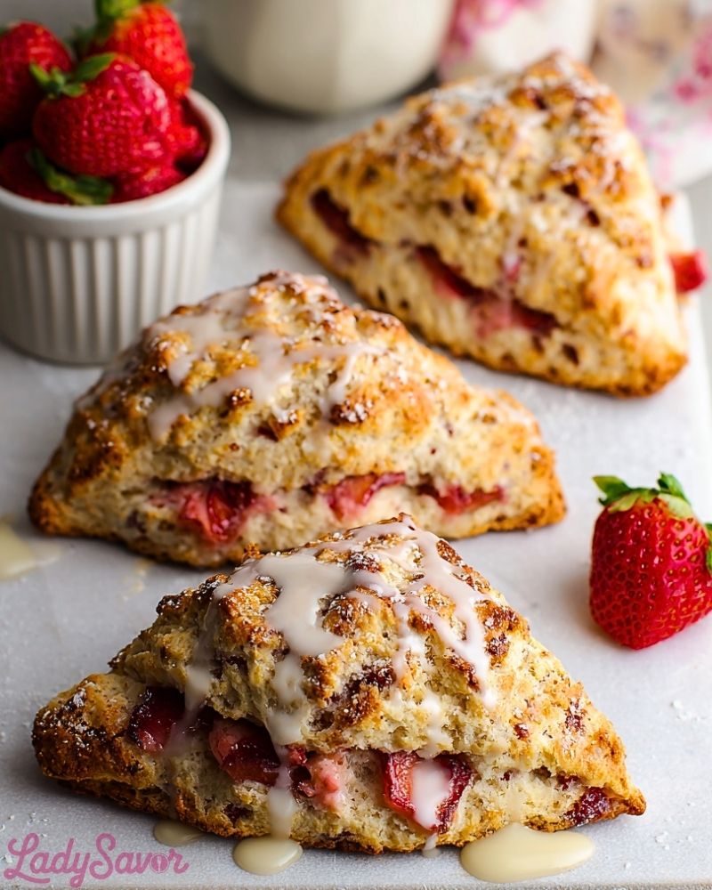 Strawberry Scones Strawberry Scones2