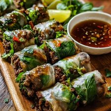 Thai Basil Beef Rolls-image