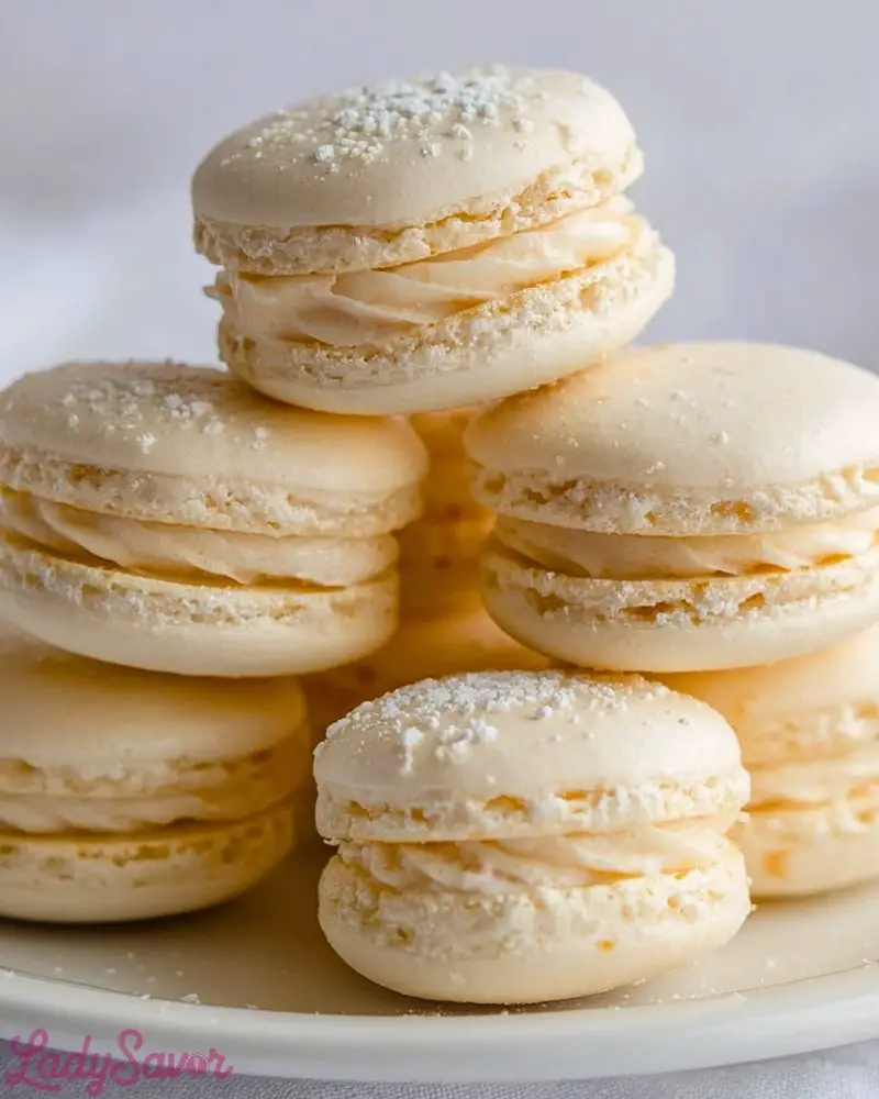 Vanilla Macarons Vanilla Macarons