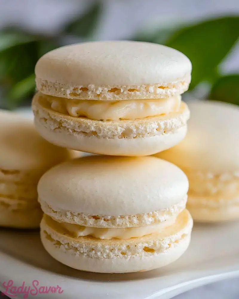 Vanilla Macarons Vanilla Macarons2