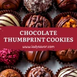 Chocolate Thumbprint Cookies