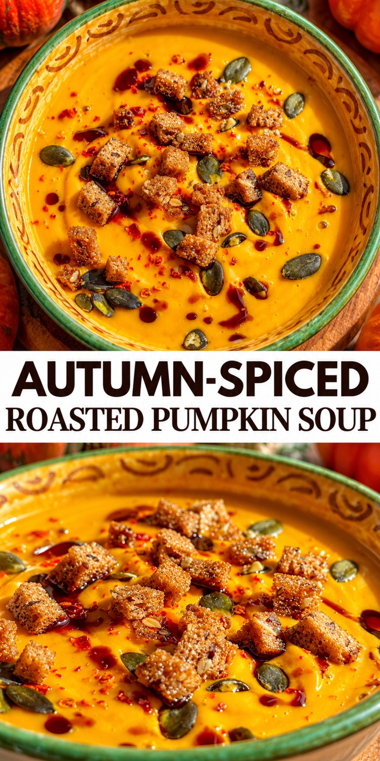 Autumn-Spiced Roasted Pumpkin Soup Autumn-Spiced Roasted Pumpkin Soup