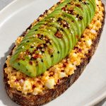 Avocado Egg Salad Toast with Garlic Confit