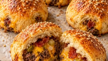 Bacon Cheeseburger Biscuit Bombs