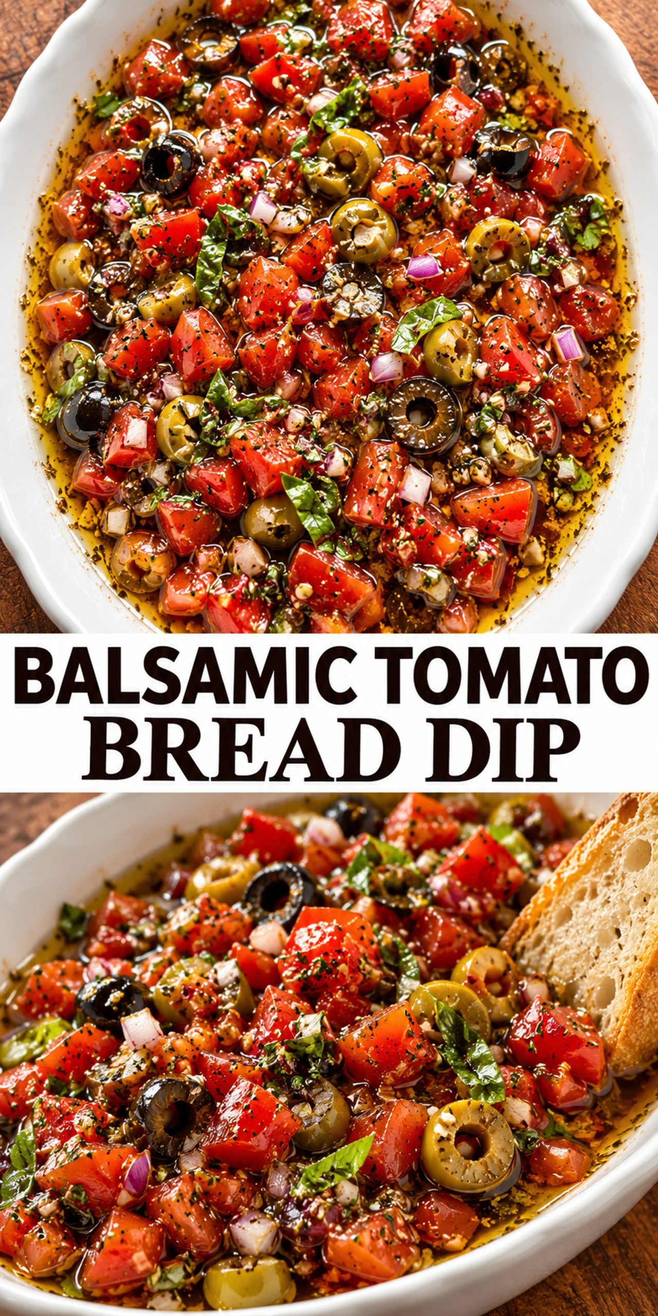 Balsamic Tomato Bread Dip Balsamic Tomato Bread Dip