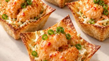 Bang Bang Shrimp Wonton Cups