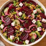 Beet Salad with Feta and Cucumber