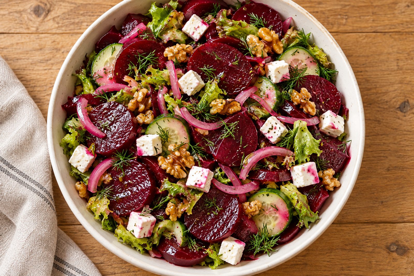 Beet Salad with Feta and Cucumber Beet Salad with Feta and Cucumber