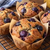 Blueberry Banana Bread Muffins
