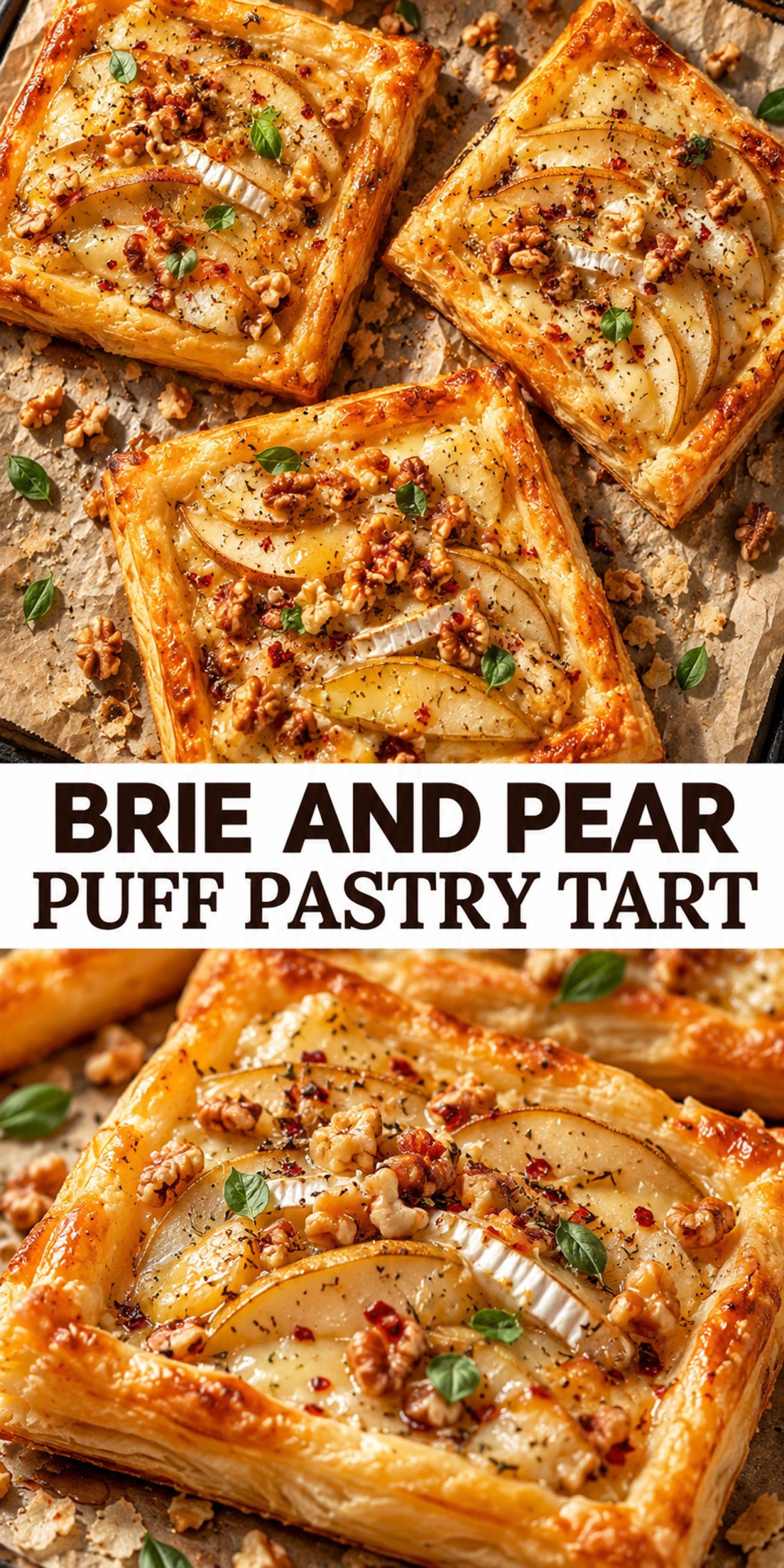 Brie And Pear Puff Pastry Tart Brie And Pear Puff Pastry Tart