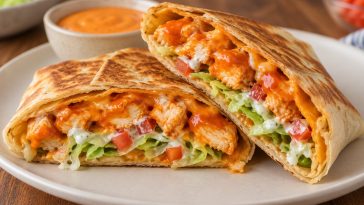 Buffalo Chicken Crunch Wrap