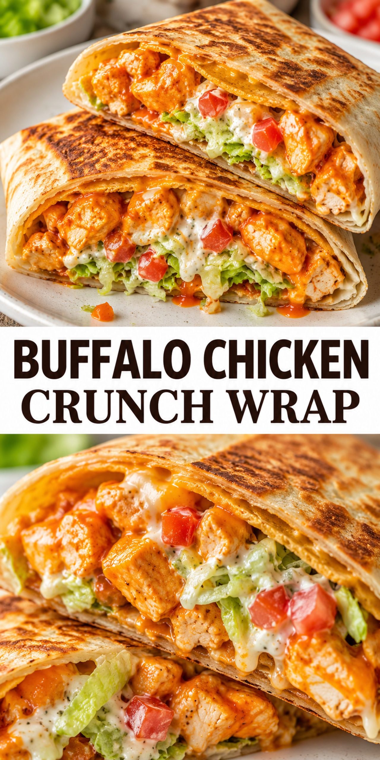 Buffalo Chicken Crunch Wrap