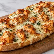 Buffalo Chicken Garlic Bread