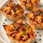 Buffalo Chicken Ranch Crunch Cups