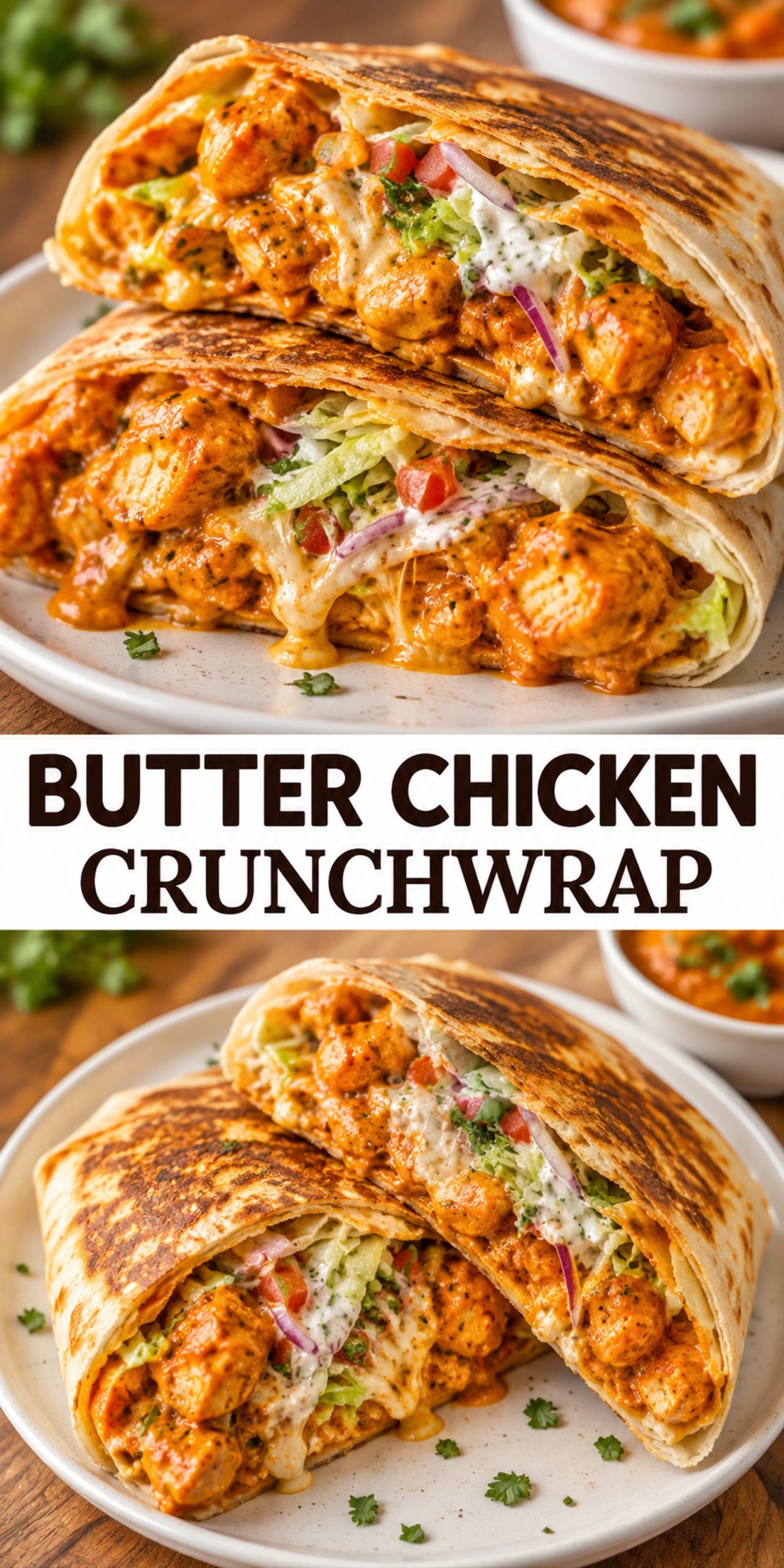 Butter Chicken Crunchwrap Butter Chicken Crunchwrap