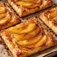 Caramelized Cinnamon Apple Puff Pastry