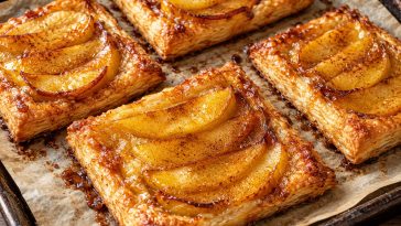 Caramelized Cinnamon Apple Puff Pastry