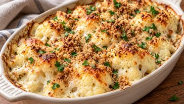 Cauliflower Au Gratin