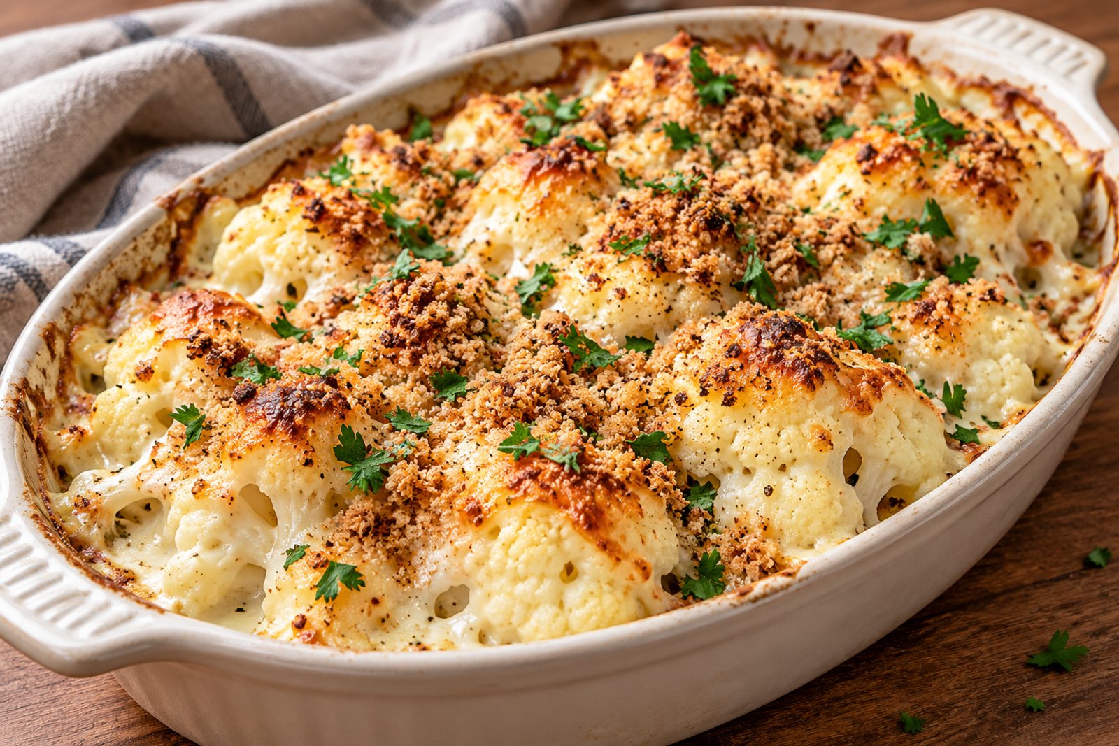 Cauliflower Au Gratin