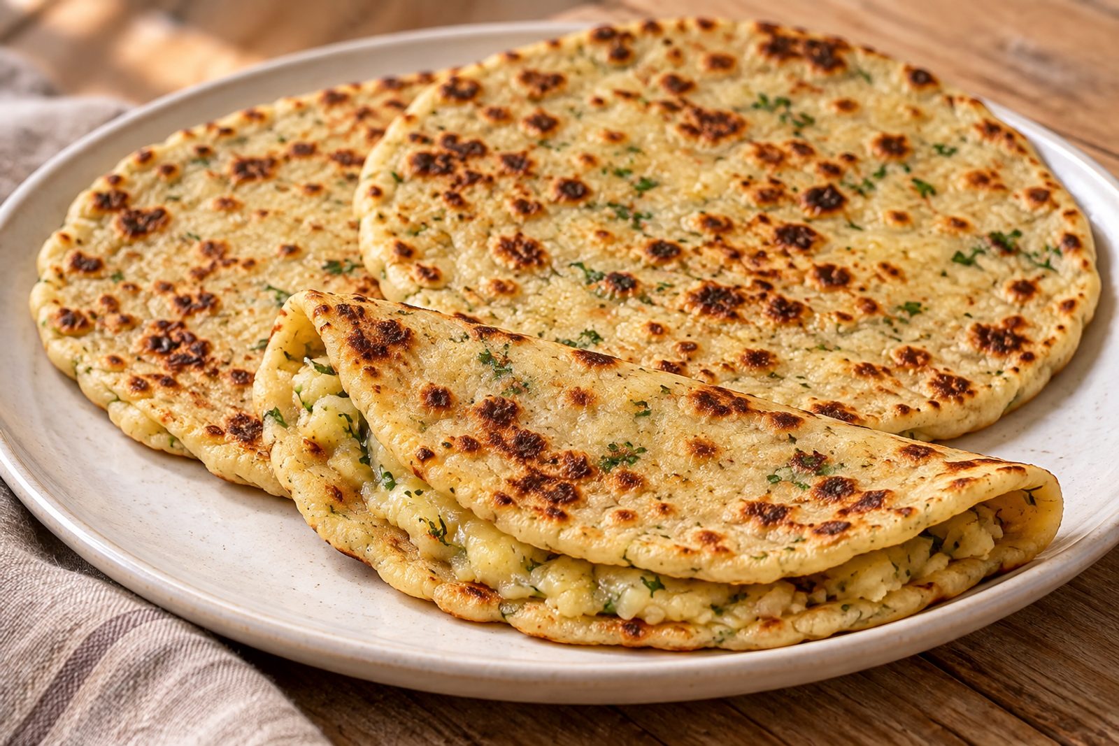 Cheese Potato Flatbread