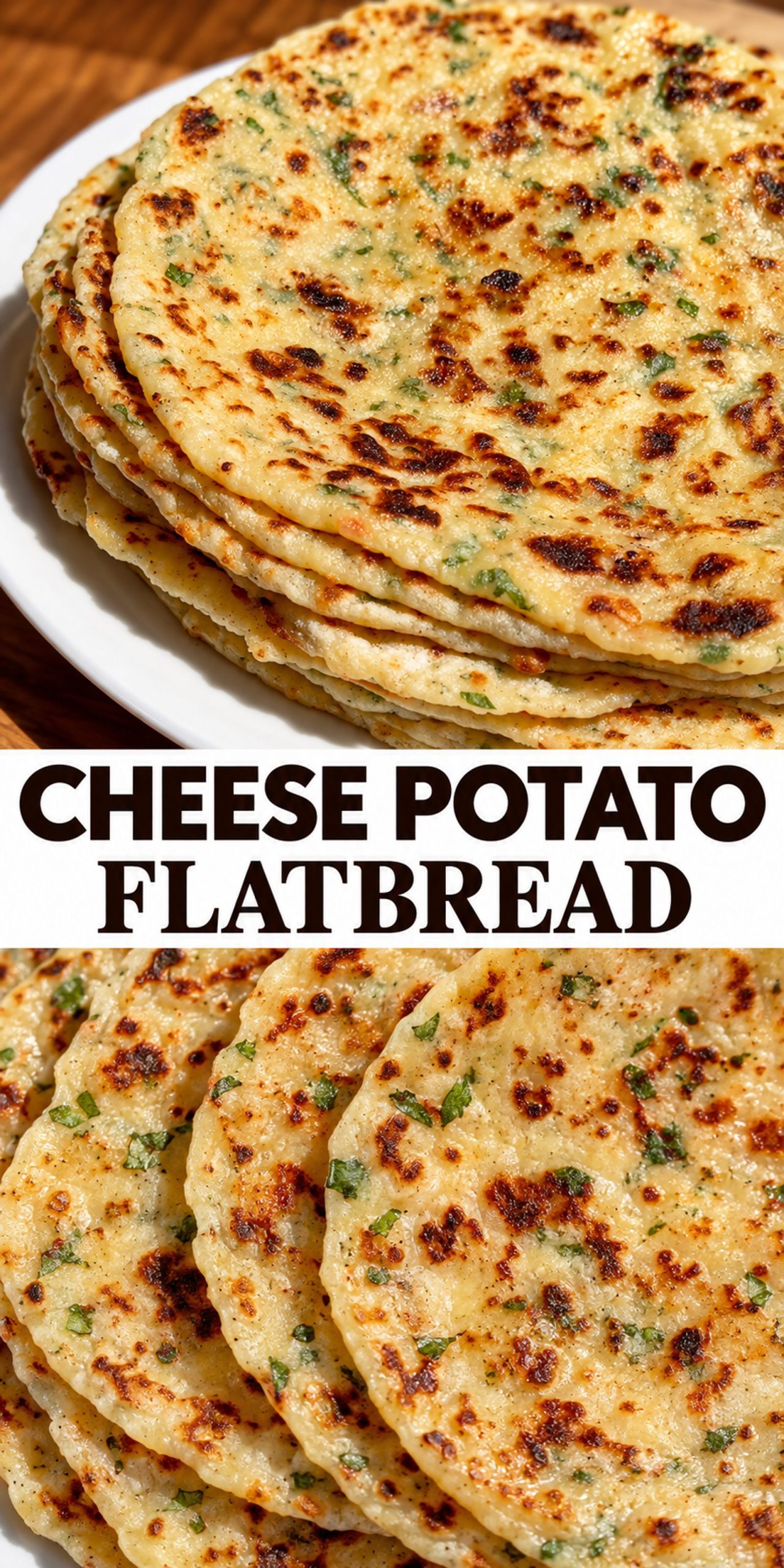 Cheese Potato Flatbread Cheese Potato Flatbread