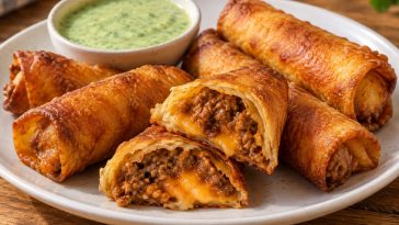 Cheesy Beef Taquitos