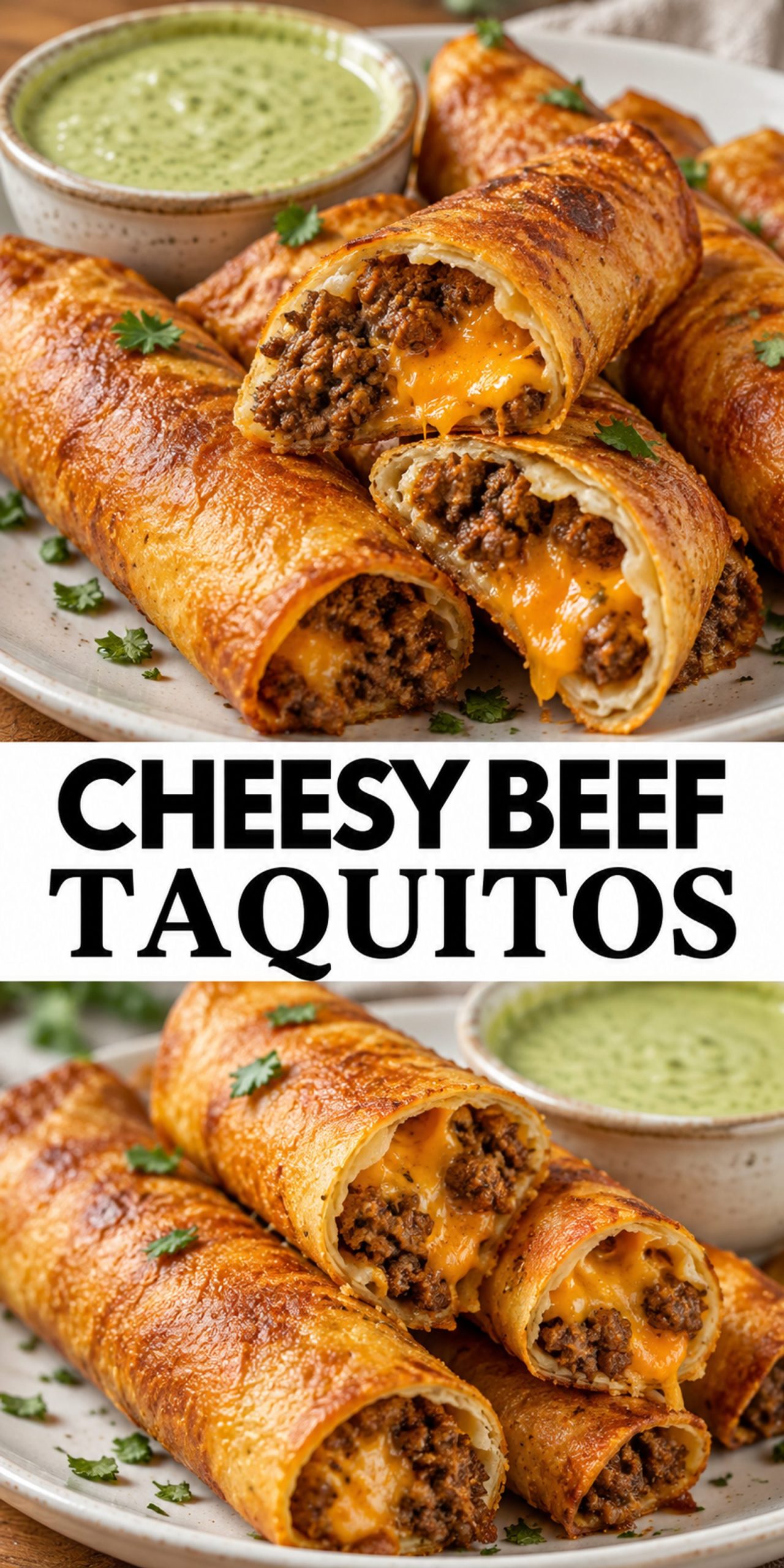 Cheesy Beef Taquitos Cheesy Beef Taquitos