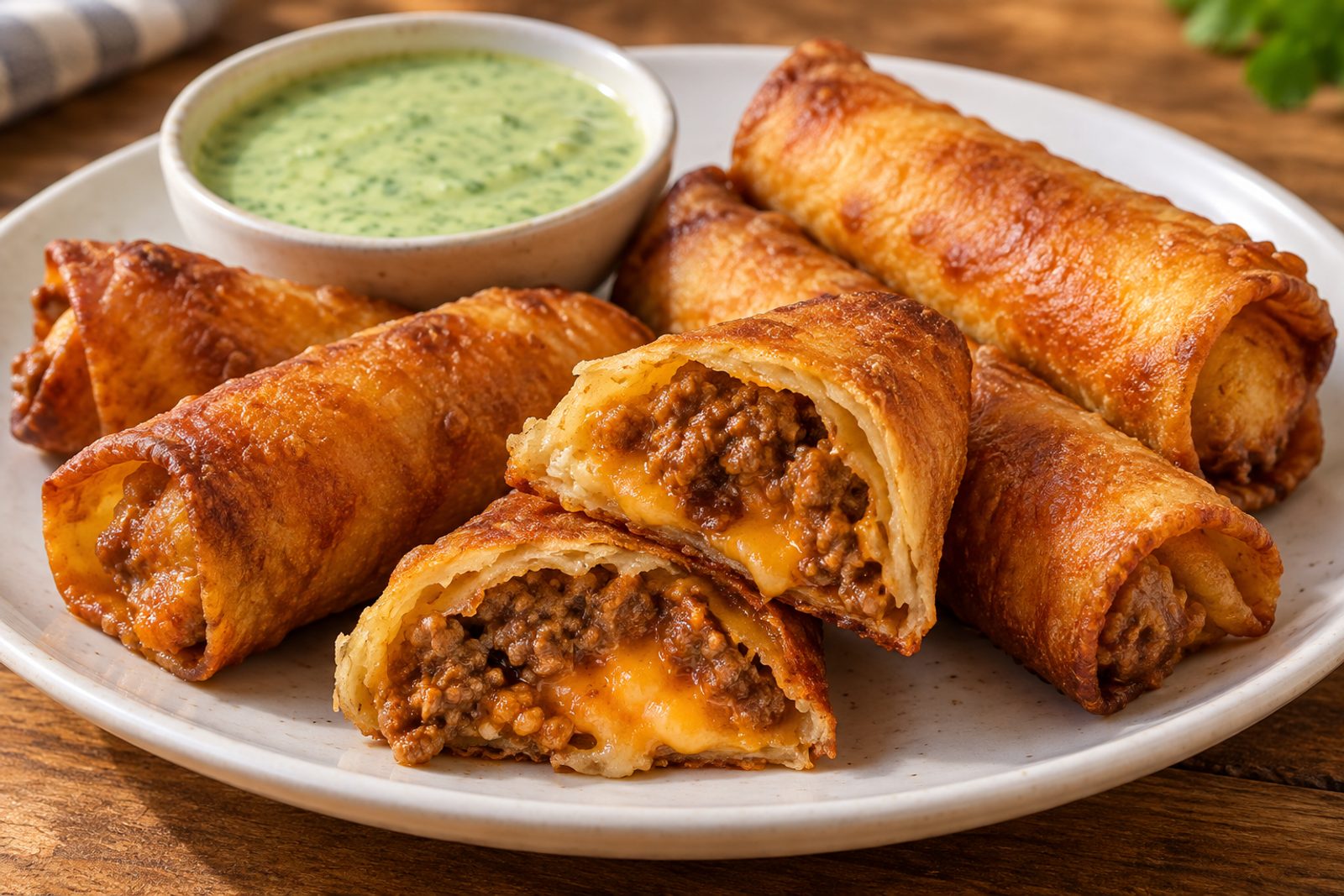 Cheesy Beef Taquitos Cheesy Beef Taquitos