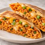 Cheesy Buldak Crunchwrap