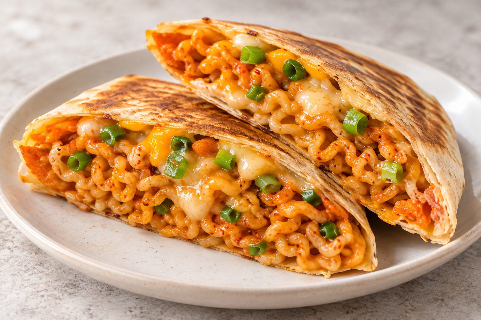 Cheesy Buldak Crunchwrap Cheesy Buldak Crunchwrap