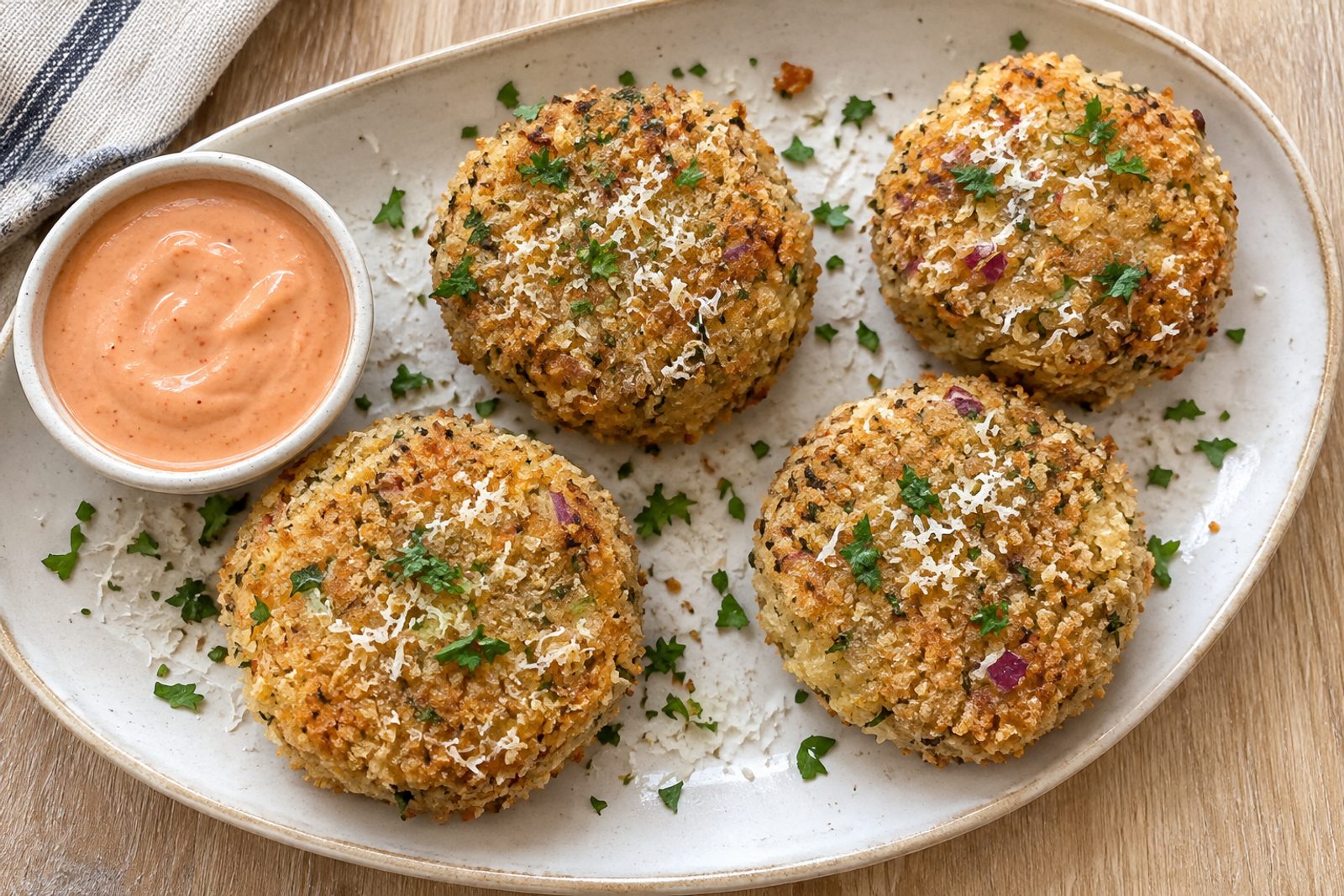 Cheesy Chicken & Potato Croquettes