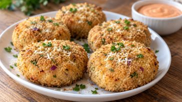 Cheesy Chicken & Potato Croquettes