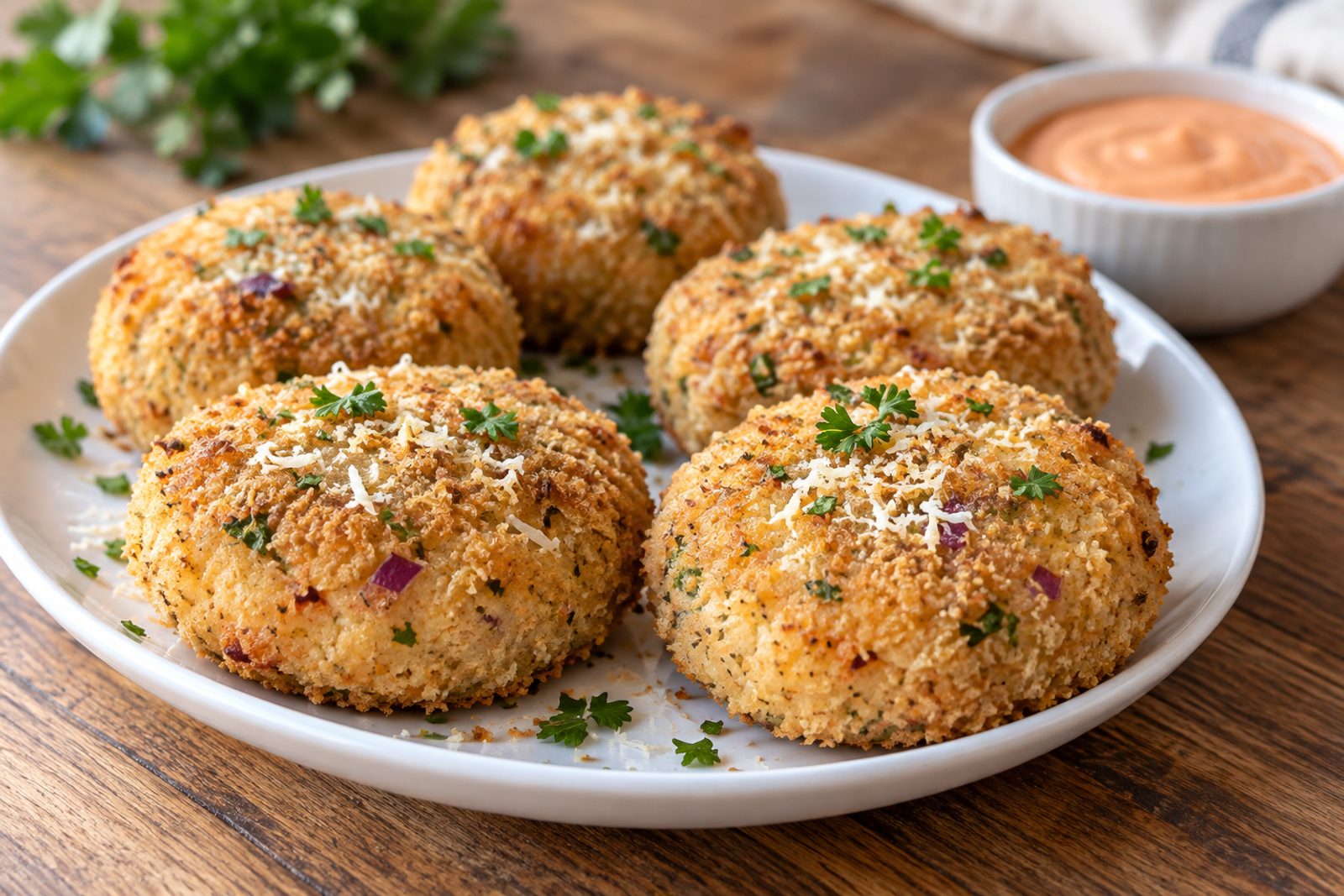 Cheesy Chicken & Potato Croquettes