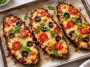 Cheesy Eggplant Pizza