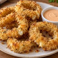 Cheesy Onion Rings