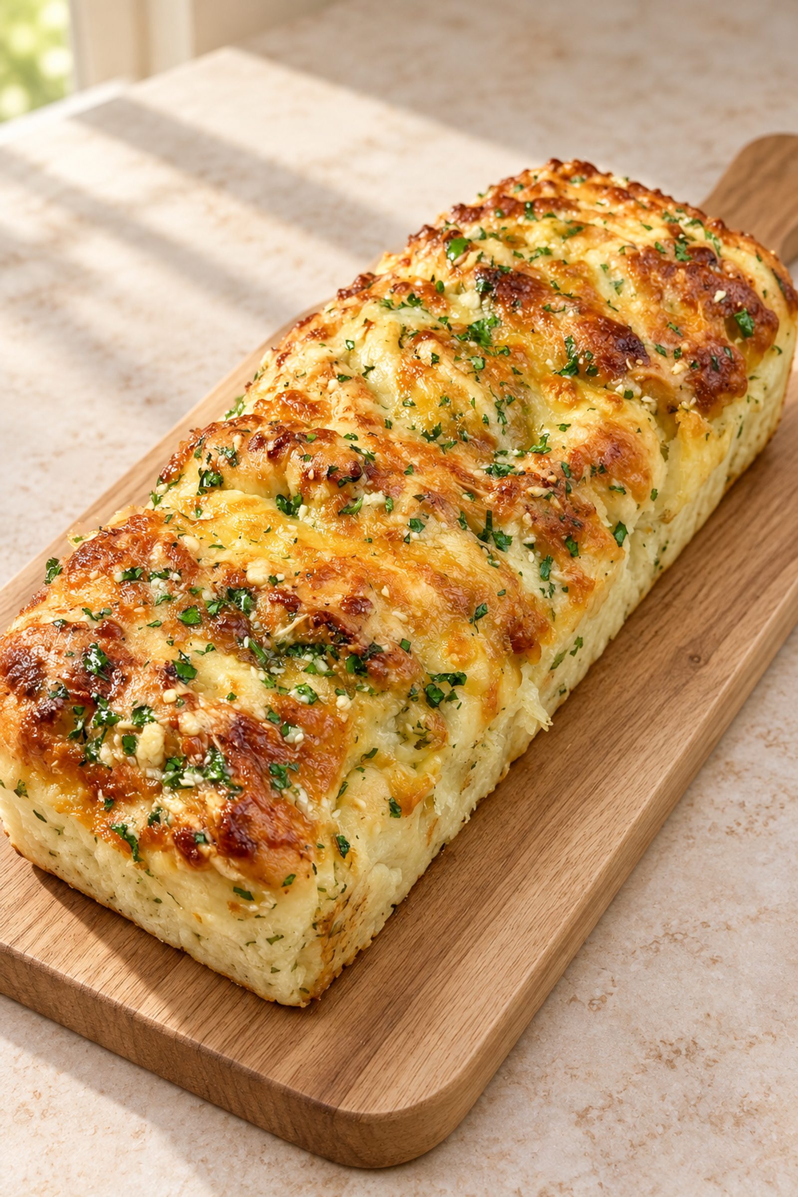 Cheesy Pull-Apart Garlic Bread