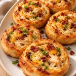 Chicken Bacon Ranch Pastry Pinwheels