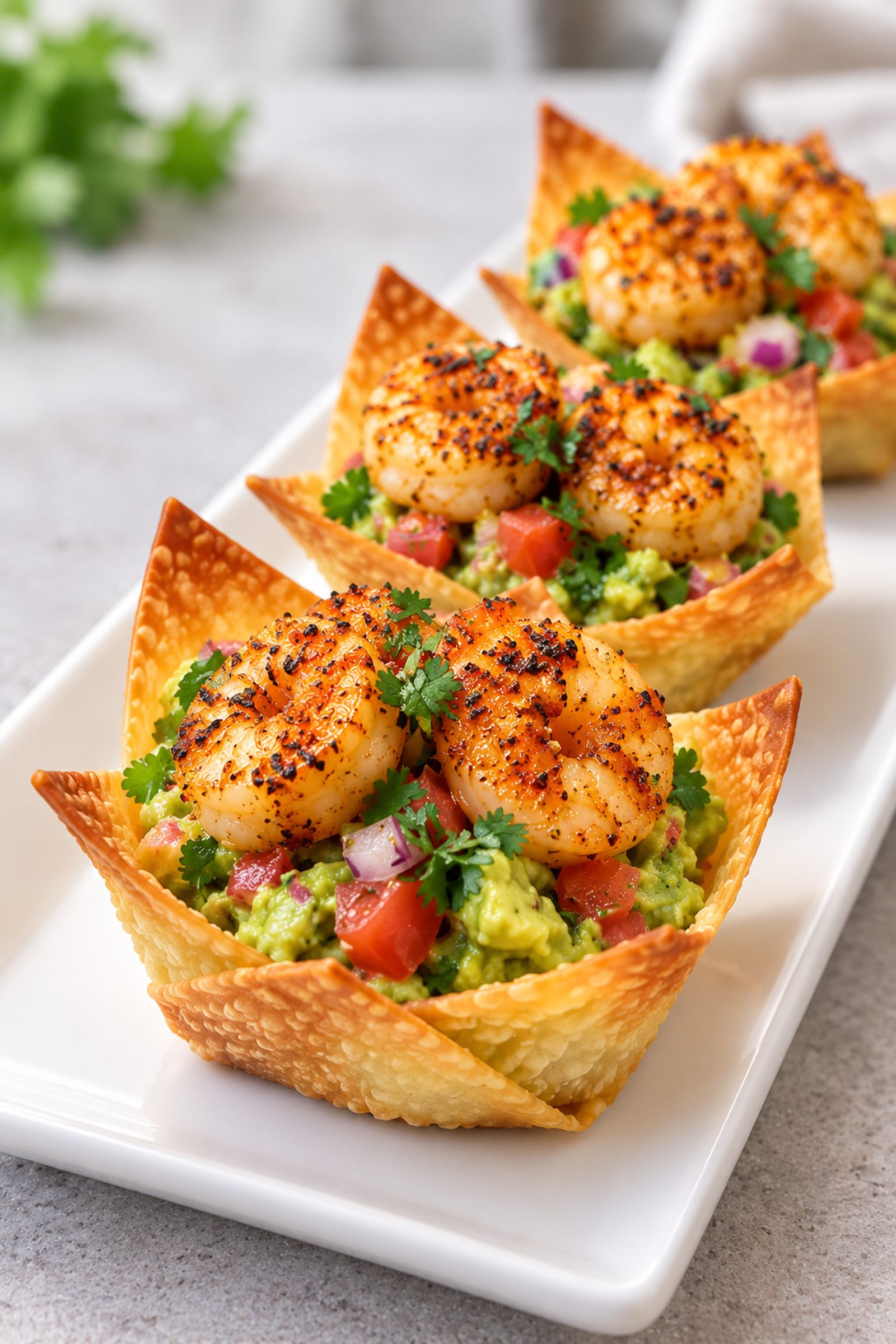 Chili Lime Shrimp Avocado Cups