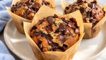 Chocolate Chip Banana Muffins