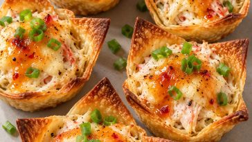 Crab Rangoon Crunch Cups