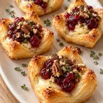 Cranberry Brie Pecan Bites