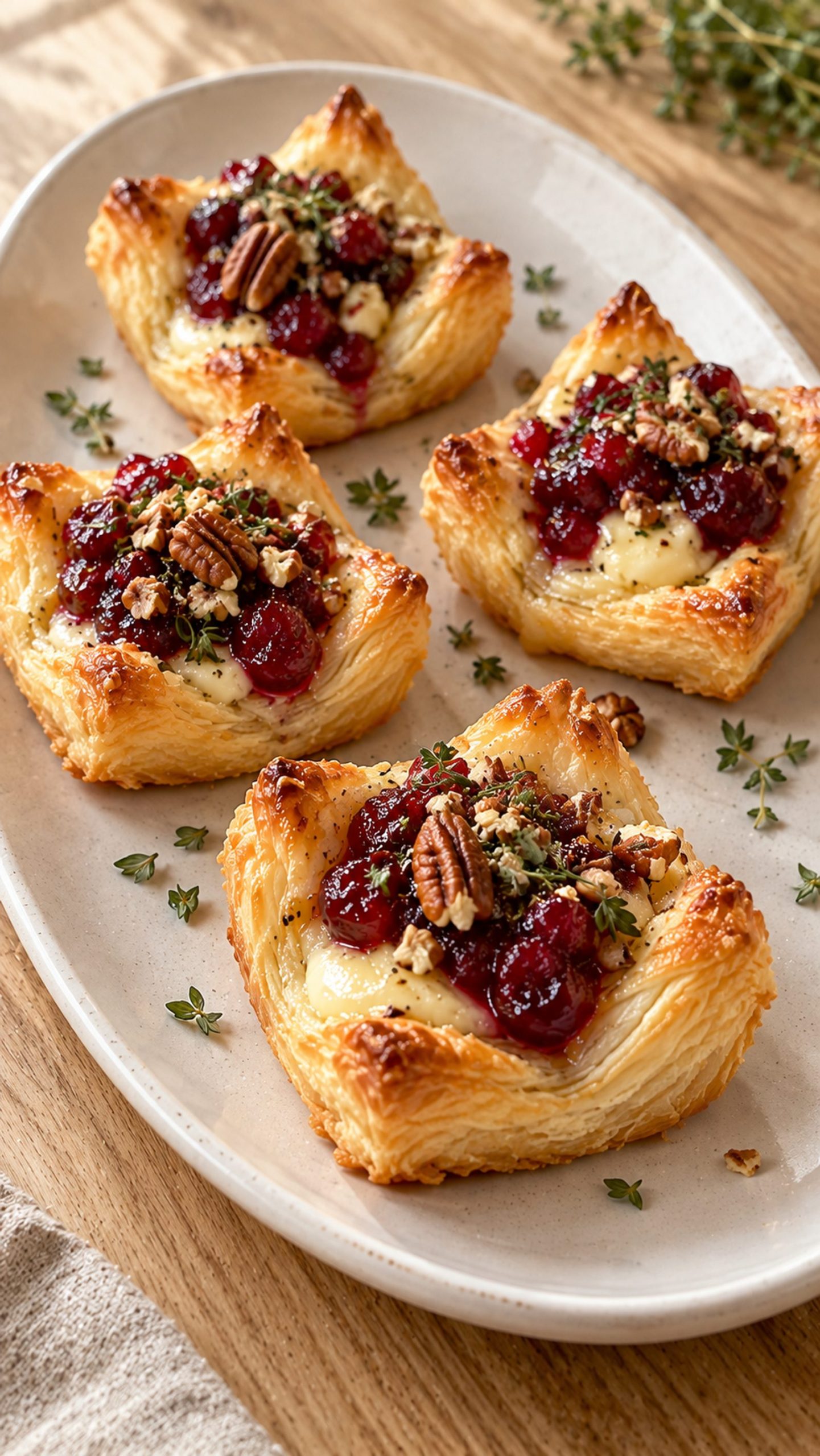 Cranberry Brie Pecan Bites Cranberry Brie Pecan Bites