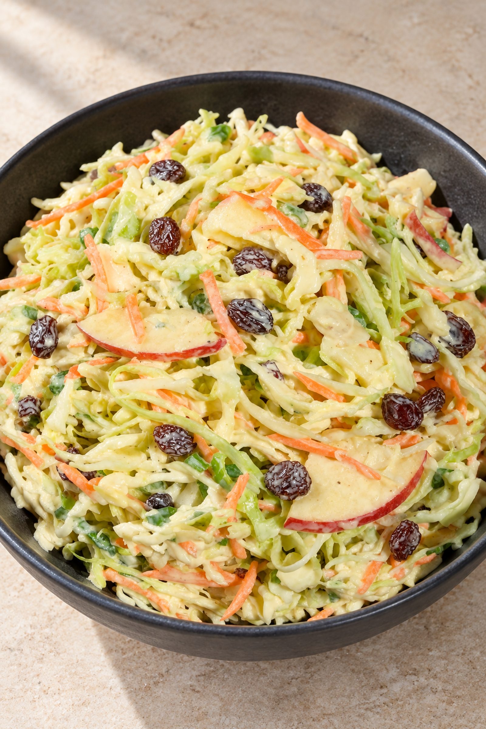 Creamy Apple Raisin Coleslaw Creamy Apple Raisin Coleslaw
