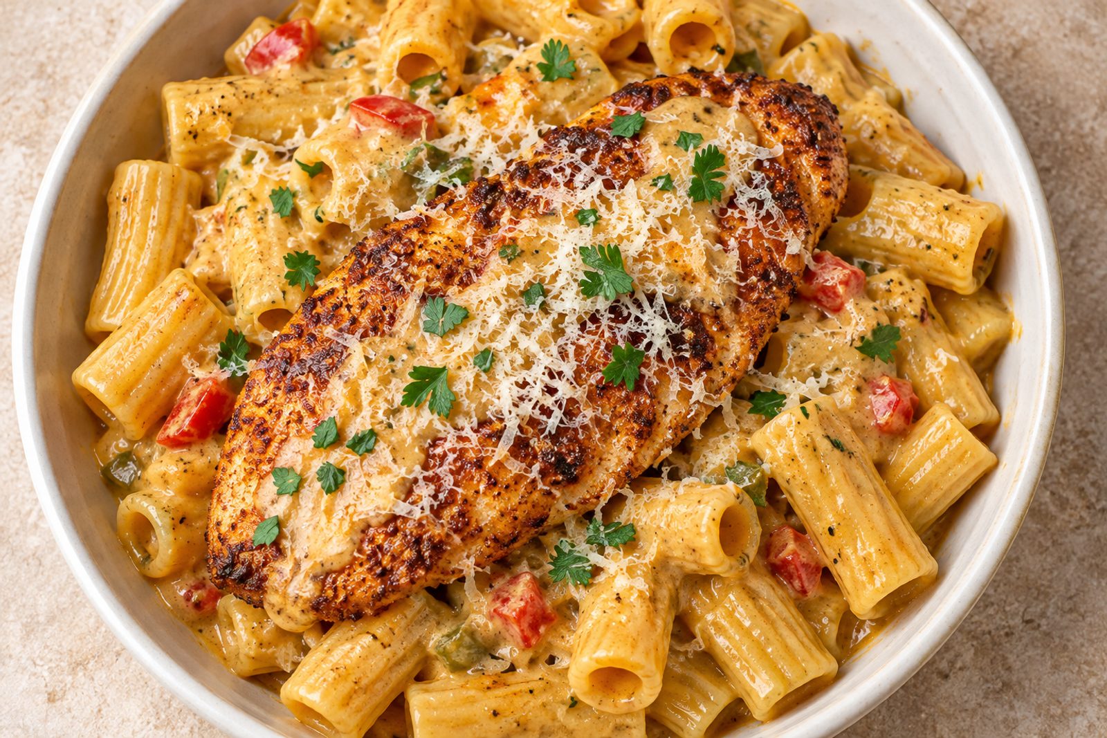 Creamy Cajun Chicken Pasta