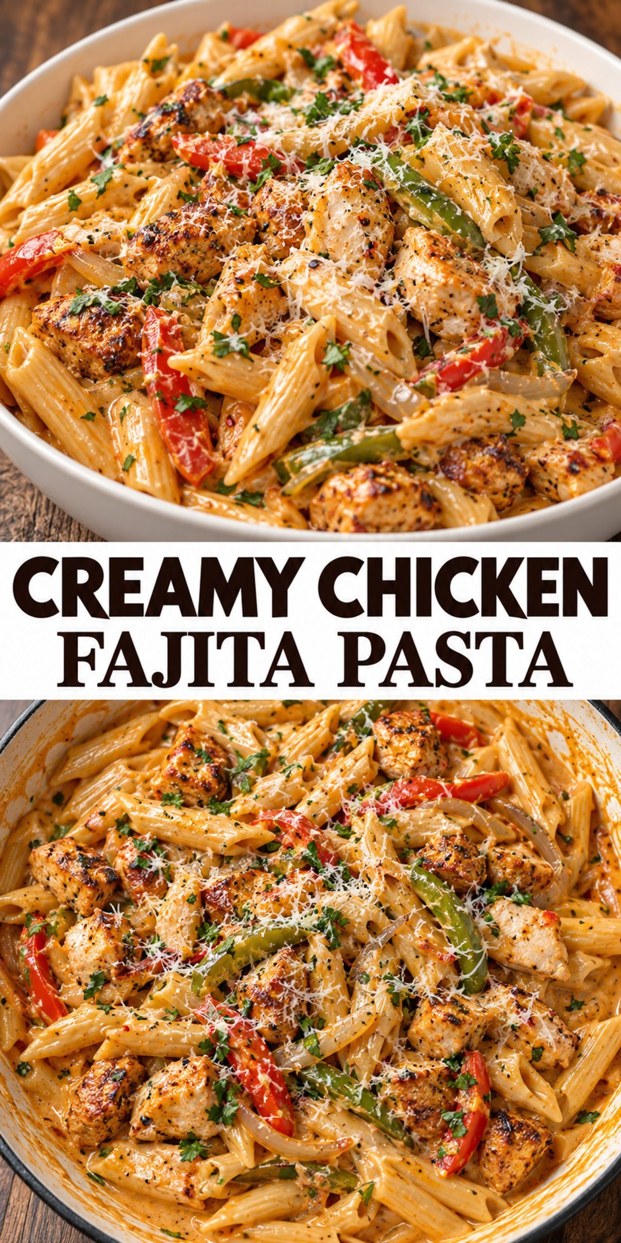 Creamy Chicken Fajita Pasta
