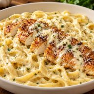 Creamy Chicken Fettuccine Alfredo