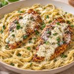 Creamy Chicken Pesto Pasta
