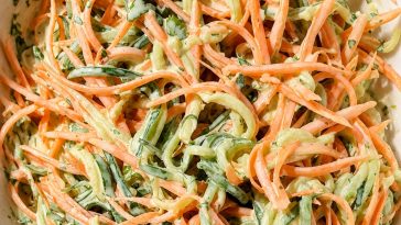 Creamy Cucumber Carrot Salad