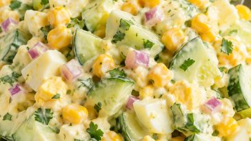 Creamy Cucumber Egg Salad Recipe
